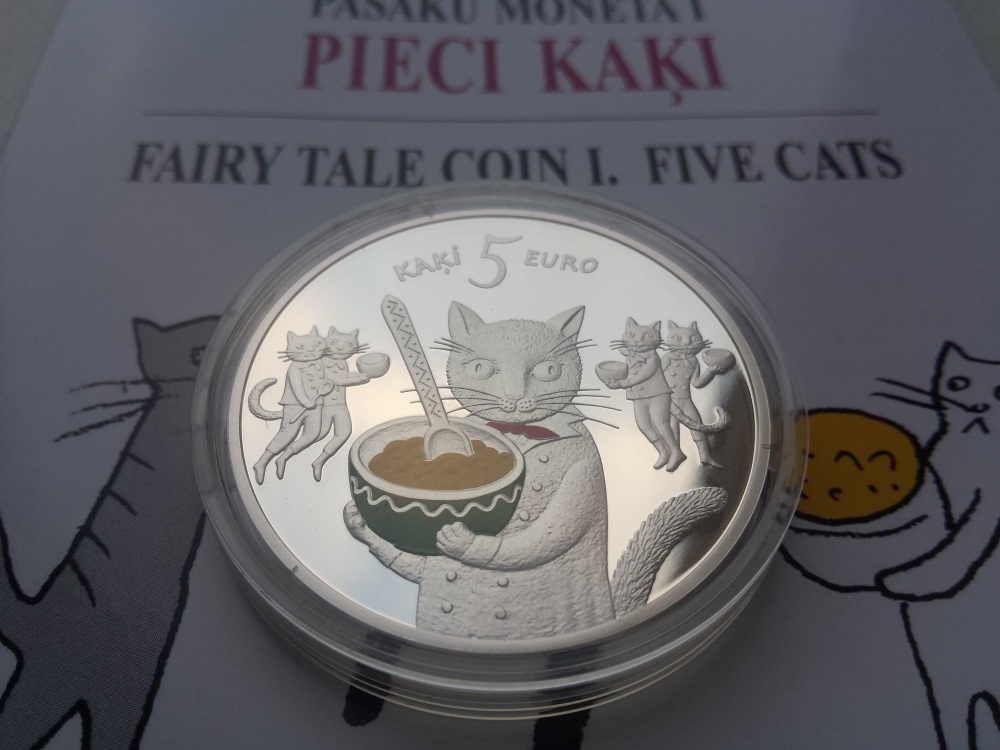 'Pasaku monētu' sērijā būs trīs kolekcijas monētas un komplekts.