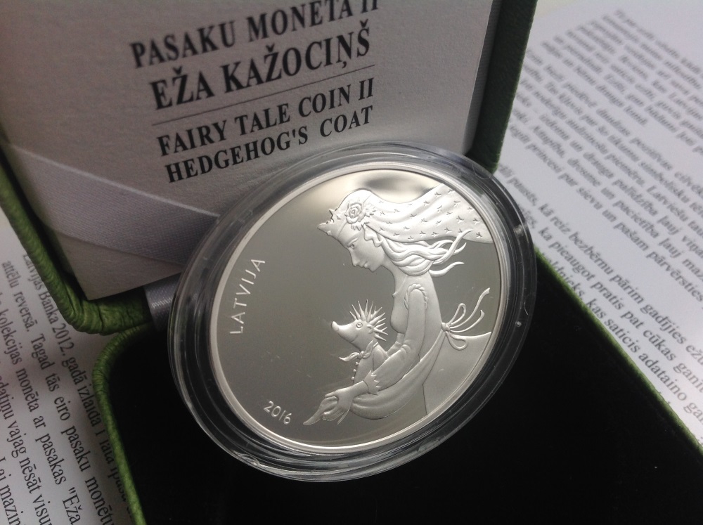 monēta eža kažociņš