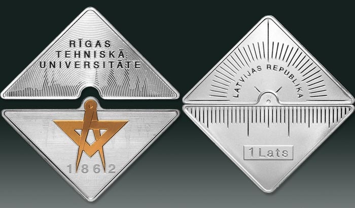 RTU monēta 2012. gads
