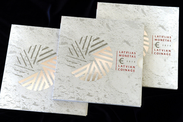 Latvian Coinage 2015 coin set