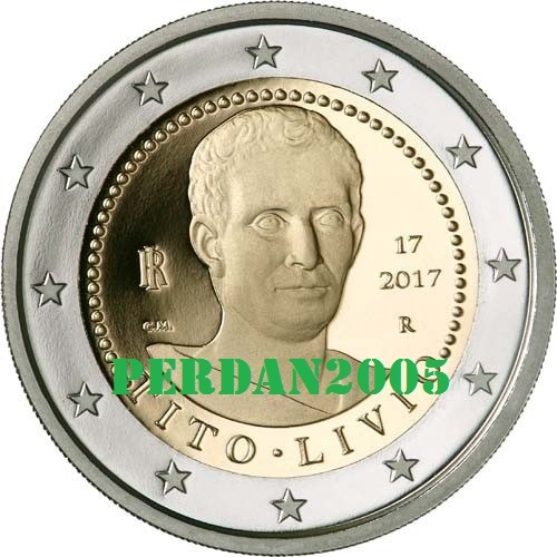 Itālijas 2 eiro piemiņas monēta '2000 gadi kopš Tita Līvija nāves', 2017. gads