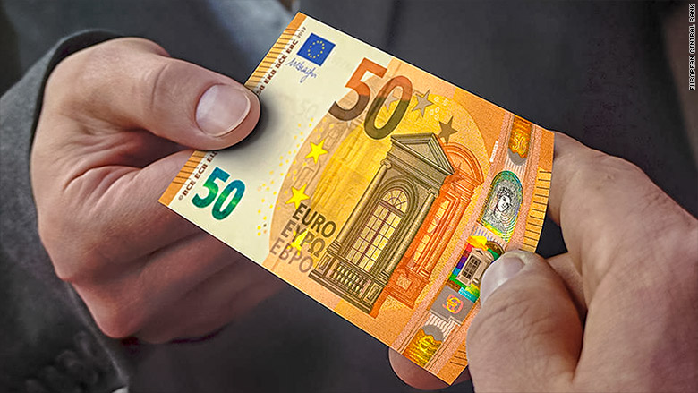 Nākamnedēļ apgrozībā nonāks jauna 50 eiro banknote